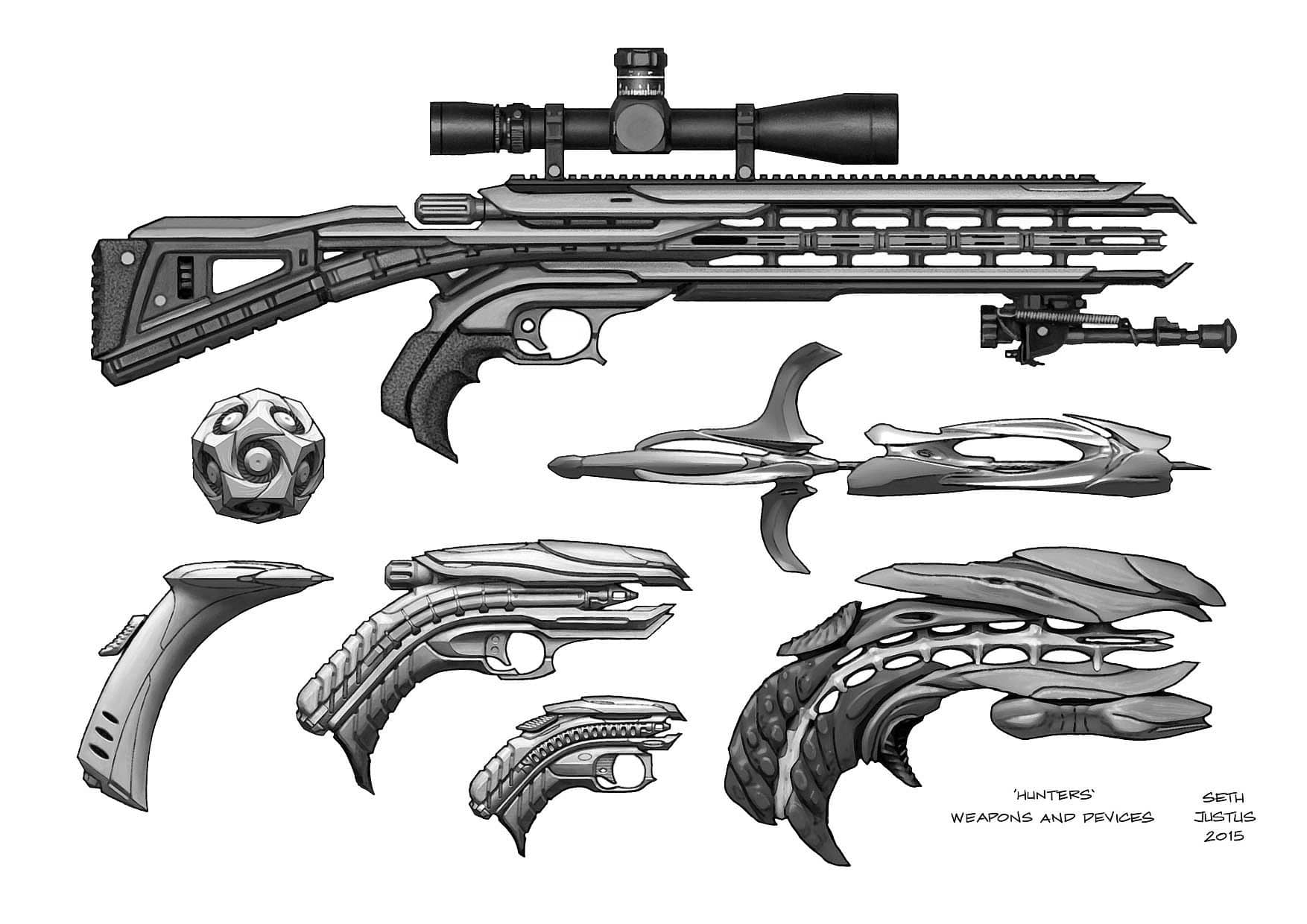 Gamma World Weapons in MCC & DCC by Seth Justus