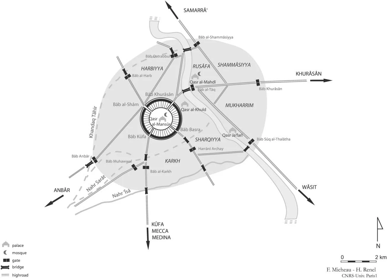 Map of Baghdad