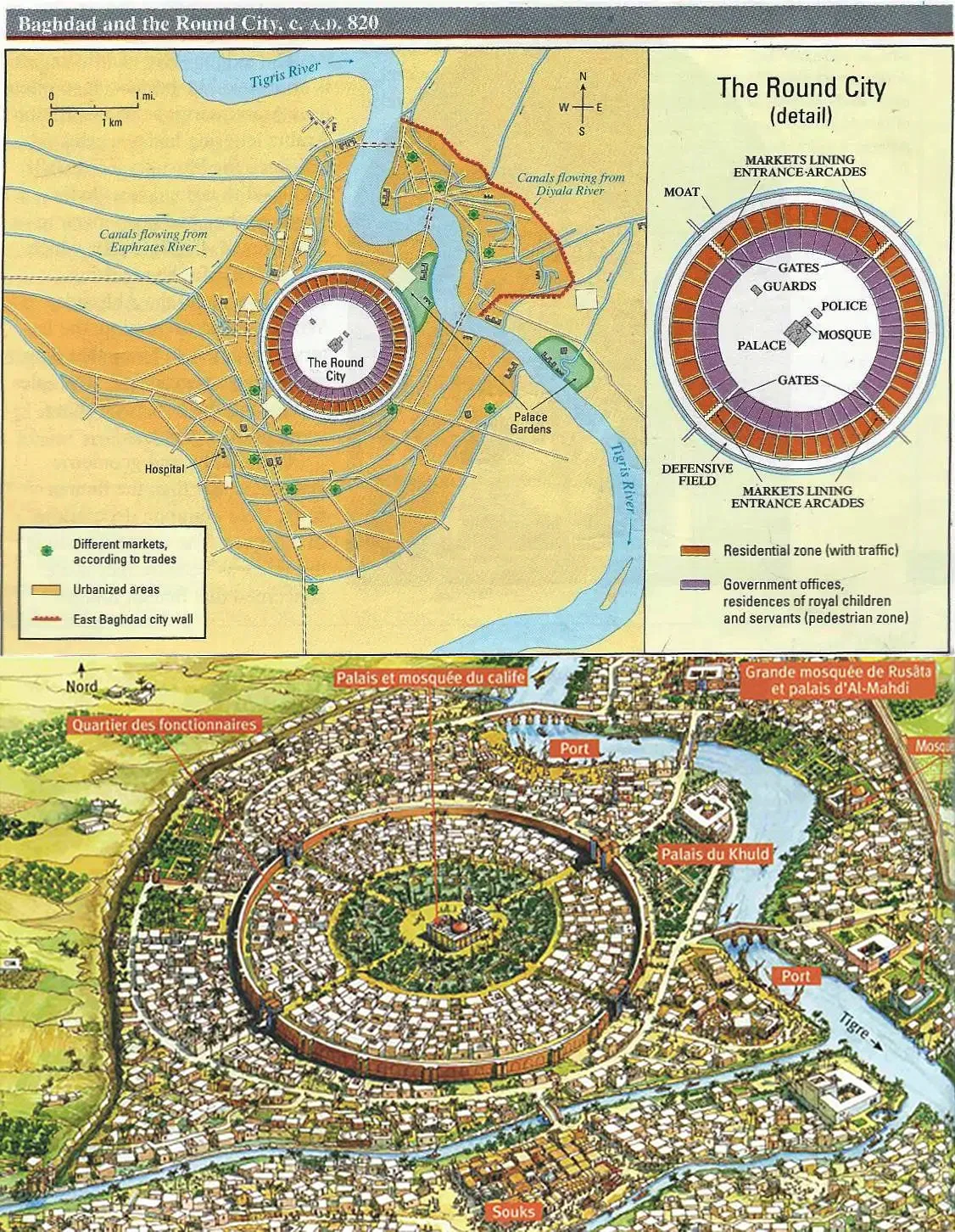 Map of Baghdad