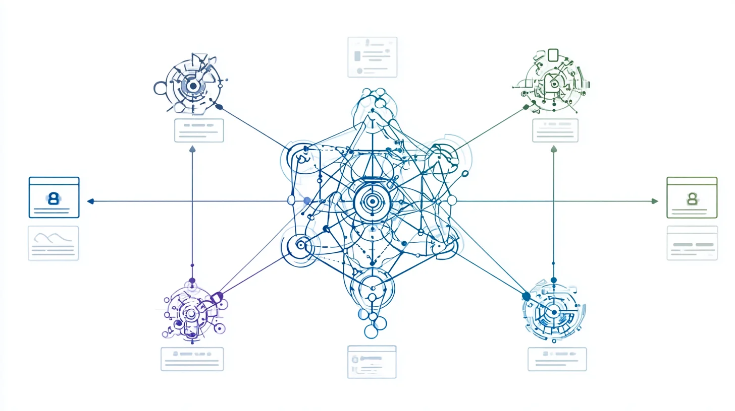 Diagram showing differences between model, chatbot, workflow, and agent