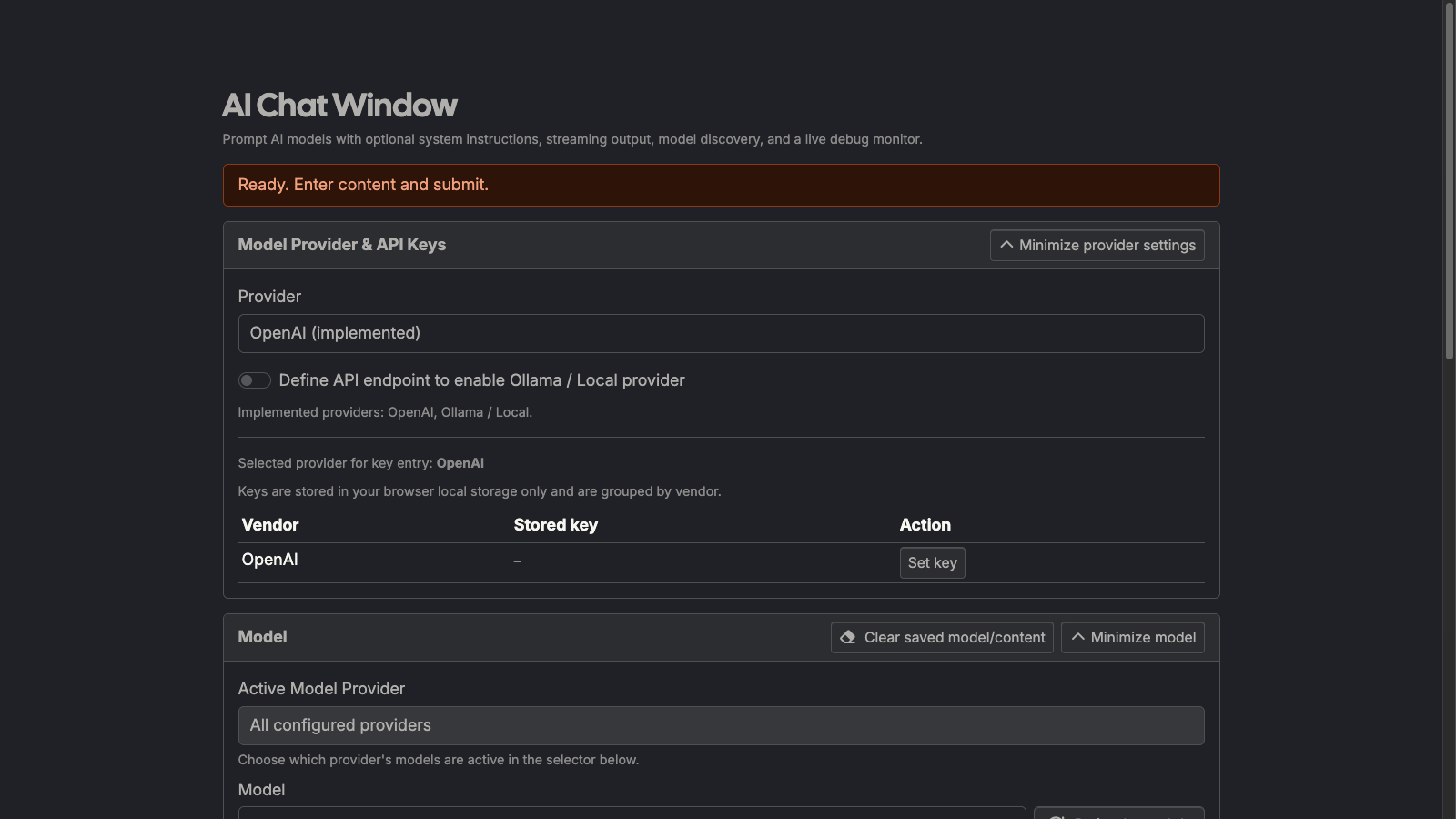 AI Chat Window hero image