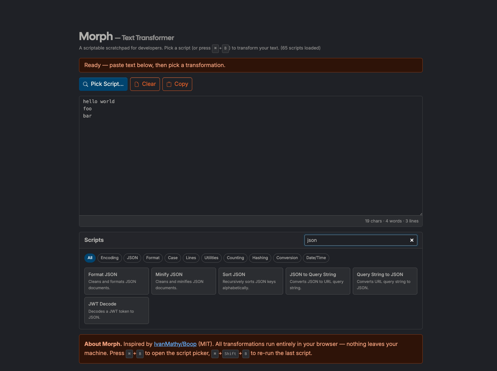 Morph — Text Transformer thumbnail