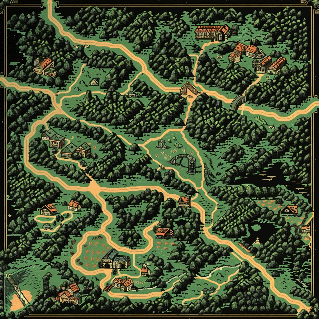 RPG Map by Ted Tschopp